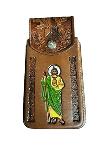 Funda Celular Vaquera San Judas Funda Telefono De Piel Porta Celular San Judas - Zdjęcie 1 z 2