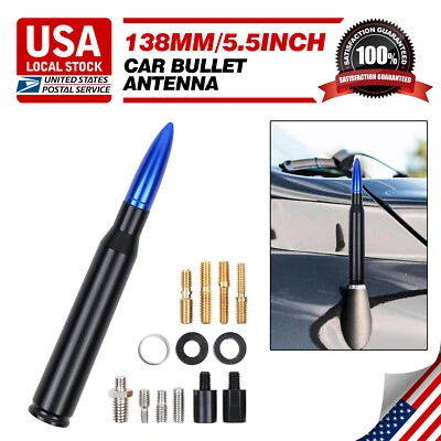 ANTENA BALA CALIBRE 50 Negro Azul PARA Chevrolet Express 2500 1998-2022 Foto 1 de 4