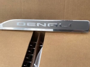GM Denali Sill Plate Replacement Logo, Emblem, Nameplate - Left Hand (NEW) - Picture 1 of 2