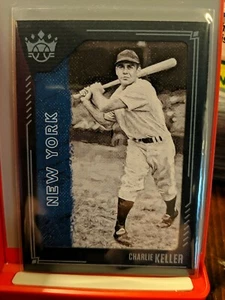 2021 Panini Diamond Kings BLUE Frame #1 Charlie Keller New York Yankees - Picture 1 of 1