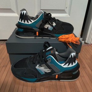 new balance 997 men cyan