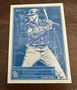 2024 Topps Series 1 Superstar Blueprint Insert SB-9 Juan Soto San Diego Padres - Bild 1 von 6