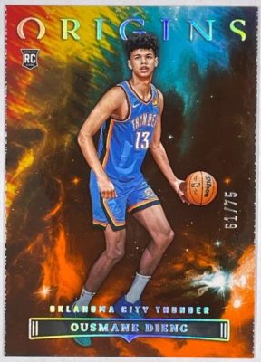 2022-23 Panini Origins OUSMAN DIENG - Orange Parallel Rookie #95 #61/75 - Image 1 of 3