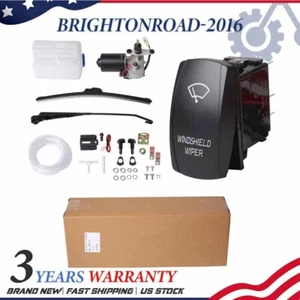 For 2022-2024 Can-Am Commander 1000R Windshield Wiper Kit w/ 12V Electric Motor - Picture 1 of 24