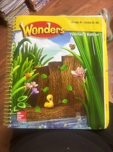 Wonders Reading Grade k Unit 9-10 Teachers Ed 2020 Homeschool Language Elementar - Imagen 1 de 3