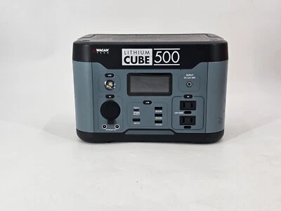Wagan Tech 500-Watt Lithium Cube 500 Push Bottom Start Portable Power Station - Image 1 of 4