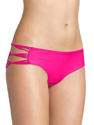 Mikoh Swimwear Womens Barcelona Fuller Coverage Bottoms L13924 Size M - Hot Pink - Image 1 of 2