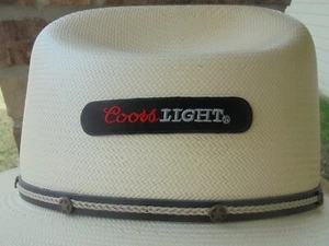 NEW/UNUSED COORS LIGHT ADHESIVE BACK HAT  PATCH - Picture 1 of 3