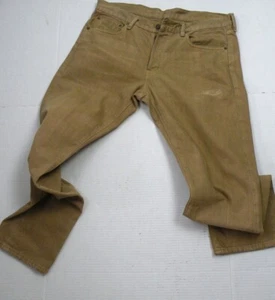 Denim & Supply Ralph Lauren Jeans Men's 34 36 x32 Distressed Duck Canvas Khaki - Picture 1 of 8