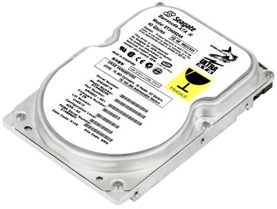 FESTPLATTE SEAGATE BARRACUDA ATA III ST340824A 40GB 7200U/min 2MB ATA 3.5'' - Bild 1 von 3