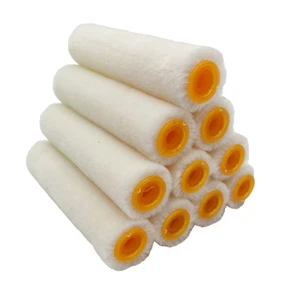 10x Mohair mix Profi Lackierwalze Velour Farbrolle Lackroller Farbwalze 10 cm - Bild 1 von 5