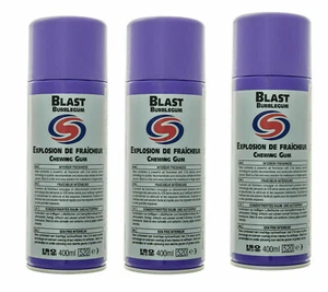 3 X AUTOSMART BLAST BUBBLEGUM  AIR FRESHENER 400ML, CAR HOME OFFICE GYM - Picture 1 of 1