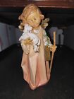 Vintage 1988 Fontanini Figure #562 Angel With Lamb Complete with Box from Italy