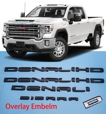 For 2020+GMC Sierra 2500 3500hd DENALI HD DENALI SIERRA OVERLAY Emblem 84337659 - Image 1 of 4