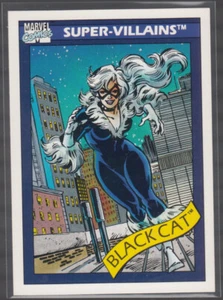 1990 Impel Marvel Universe #72 BLACK CAT - Super-Villains - Marvel Comics - Mint - Picture 1 of 2