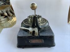 Vintage Antique Check Writer Protector Punch 1890'S CUSHMAN & DENISON