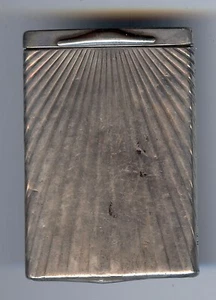 HANS JENSEN DENMARK ART DECO VINTAGE STERLING SILVER SLIDING BOX MATCH CASE - Picture 1 of 5