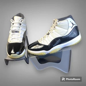 Air Jordan 11 Retro Concord Men's Size 12 High 378037-100 Black White -053 - Picture 1 of 17