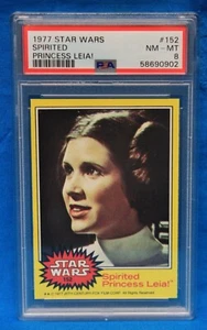 1977 TOPPS STAR WARS # 152 Spirited Princess Leia! PSA 8 NM-MT # 58690902 - Picture 1 of 2