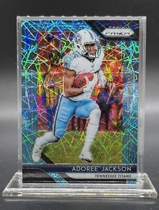 2018 Panini Prizm Adoree Jackson Aqua Velocity Prizm - Picture 1 of 3