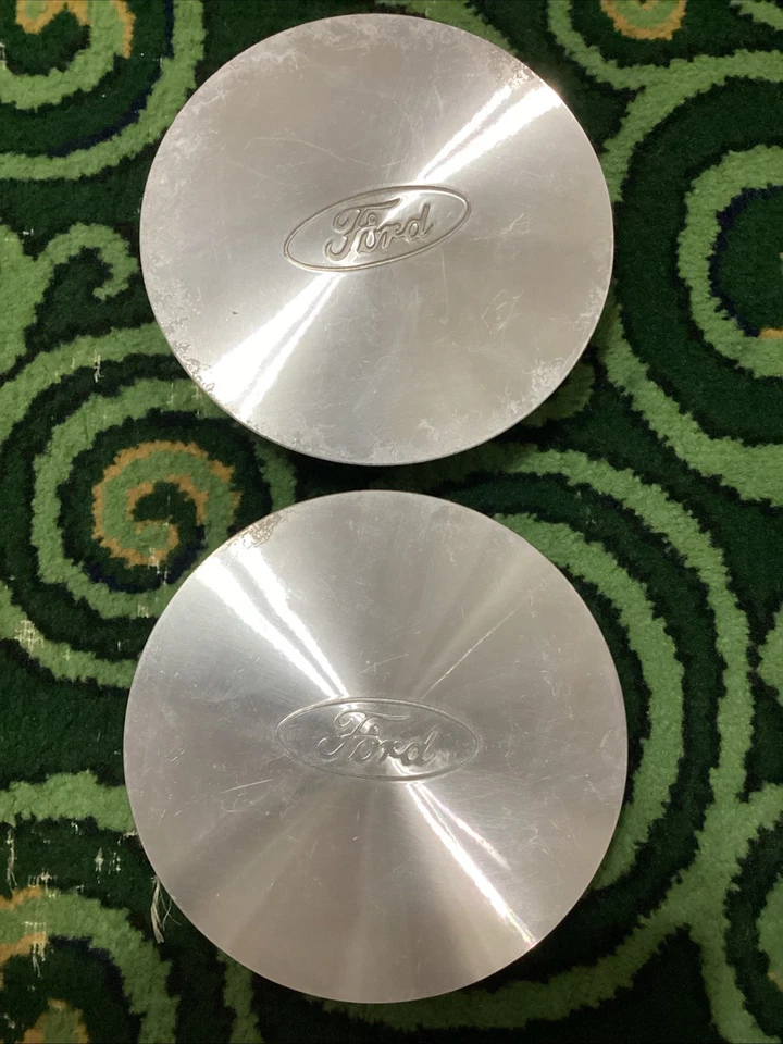 Tapacubos central Ford Ecocline E150 1993-2003 aleación de aluminio F5WA-1A096-YA 2 piezas Foto 1 de 4