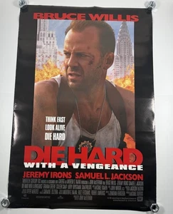 Die Hard with a Vengeance Original Movie Poster 40x27 Bruce Willis DS 1995 90s - Picture 1 of 12