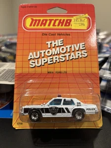 Matchbox The Automotive Superstars MB 16 Ford LTD Police Car NIP - Picture 1 of 5