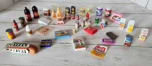 Barbie Groceries Soda Lattine Cola Succo di Cereali Latte Cibo Caramelle Lotto Bambola Taglia - Foto 1 di 17