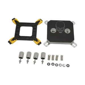 Cpu Water Block G1/4 Thread Copper Acrylic Electroplating Accurate Hole Po AM - Afbeelding 1 van 22