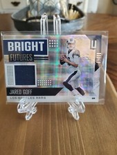 💥2018 Panini Unparalleled Jared Goff Bright Futures Memorabilia Rams Lions💥