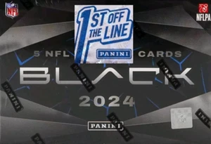 2024 Panini FOTL BLACK NFL Football Hobby Box Sealed JAYDEN DANIELS Rookie Year - Picture 1 of 1
