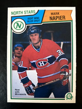 Mark NAPIER 1983-84 OPC Bilingual  #192 Minnesota North Stars
