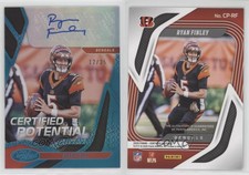 2020 Certified Potential Signatures Mirror Teal /35 Ryan Finley #CP-RF Auto