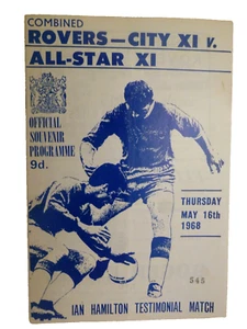 1968 Ian Hamilton Testimonial - Rovers - City XI v All Star XI - Picture 1 of 2