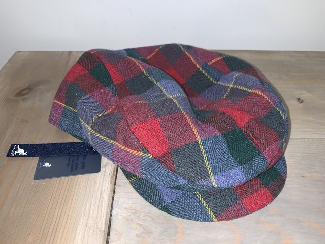 ショッピング公式店 RRL Glen Plaid Tweed Newsboy Cap - technicomm.qc.ca