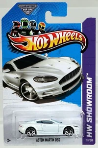 Hot Wheels Aston Martin DBS HW Showroom 2013 Series - X1952 New NRFP White 1:64 - Picture 1 of 4