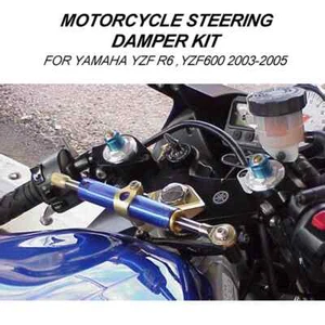 Kit de montaje de soporte estabilizador amortiguador de dirección para Yamaha YZF R6 YZF600 2003-2005 - Imagen 1 de 30