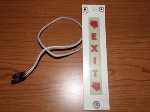 Aircraft Exit Sign Luminscent System Inc 6020-5 - Picture 1 of 3