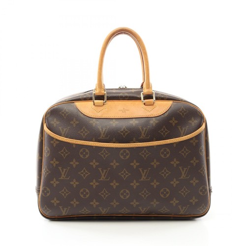 LOUIS VUITTON（LV） Borsa a mano Louis Vuitton Deauville Bowling Vanity M47270 Monogram pelle marrone
