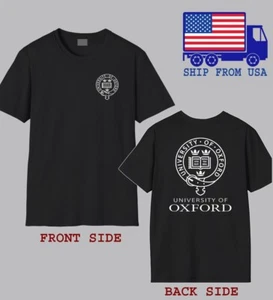 Oxford University Men's Black Size S-5XL - Picture 1 of 1