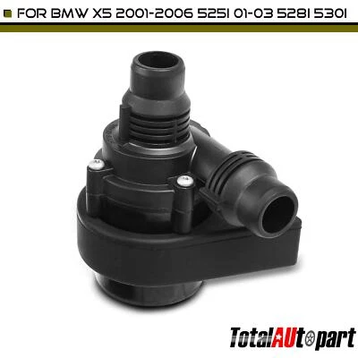 Bomba de agua auxiliar para BMW E39 X5 2001-2006 525i 01-03 530i con soporte de goma Foto 1 de 4