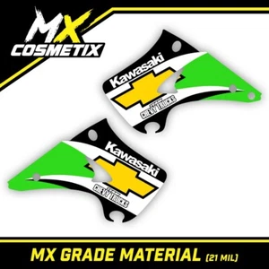 2004 Kawasaki KX250 Chevy Replica Shroud Graphics - Bild 1 von 3