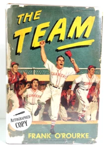 Frank O'Rourke The Team Book Signed to Dick Sisler - Photo of Actual Book 1st ED - Bild 1 von 16