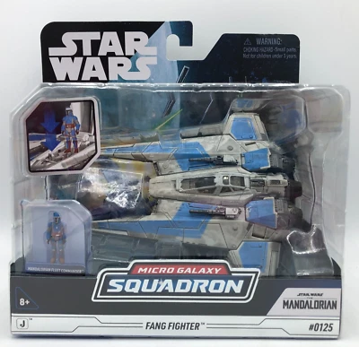 JAZWARES Star Wars Micro Galaxy Squadron FANG FIGHTER™ The Mandalorian Series 6 #0125 8+