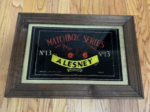 Vintage Matchbox Lesney Red Line Store Display Schild Spiegel Promo England Druckguss - Bild 1 von 13