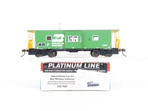 HO Walthers Platinum 932-7627 BN Burlington Northern Bay Window Caboose #11997 - Bild 1 von 12