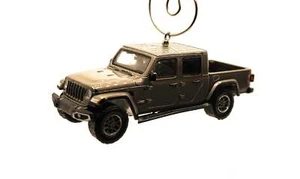 Christmas Ornament for 2020 Jeep Gladiator Gray Silver - Picture 1 of 3