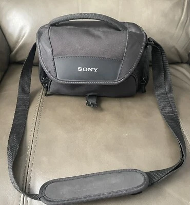 Sony LCS-U21 Camcorder /camera Carrying Case - Black Sony Case - Image 1 of 4