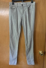 Joes Jeans Mens 27 Straight Narrow Stretch Slim Fit Gray Mid Rise Denim 29” Long