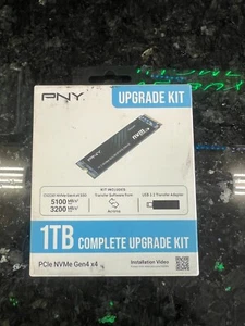 New PNY Upgrade 1TBKIT 1TB PCle NVME Gen4 x4 SSD M280CS2241-1TBKIT-RB - Photo 1/3